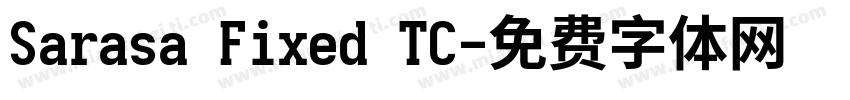 Sarasa Fixed TC字体转换
